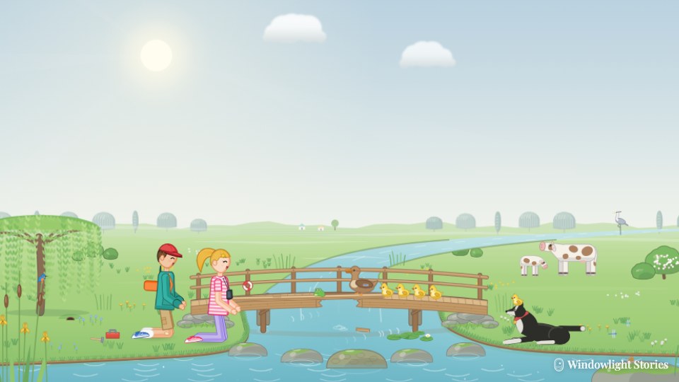 The brook crossing