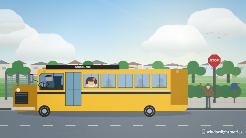 The school bus